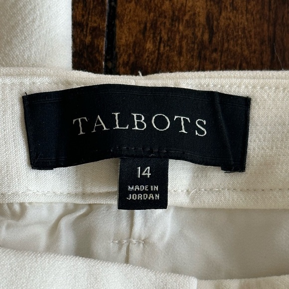 Talbots | Hampshire Straight Leg Ankle Pant in Ivory - Picture 7 of 12